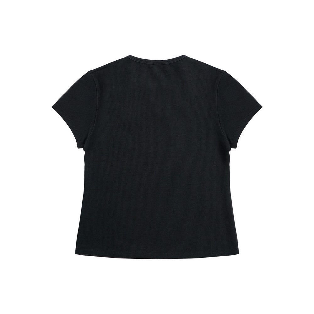 Greenlight Women's T-Shirt Short Sleeve Body Fit Mini Rib Tsubame HP-C080226