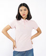 Greenlight Women's Collar T-Shirt Short Sleeve Loose Fit Kaede HP-C110626