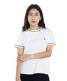 Greenlight Women's T-Shirt Short Sleeve Loose Fit Cotton Basic Logo Makoto HP-C111024