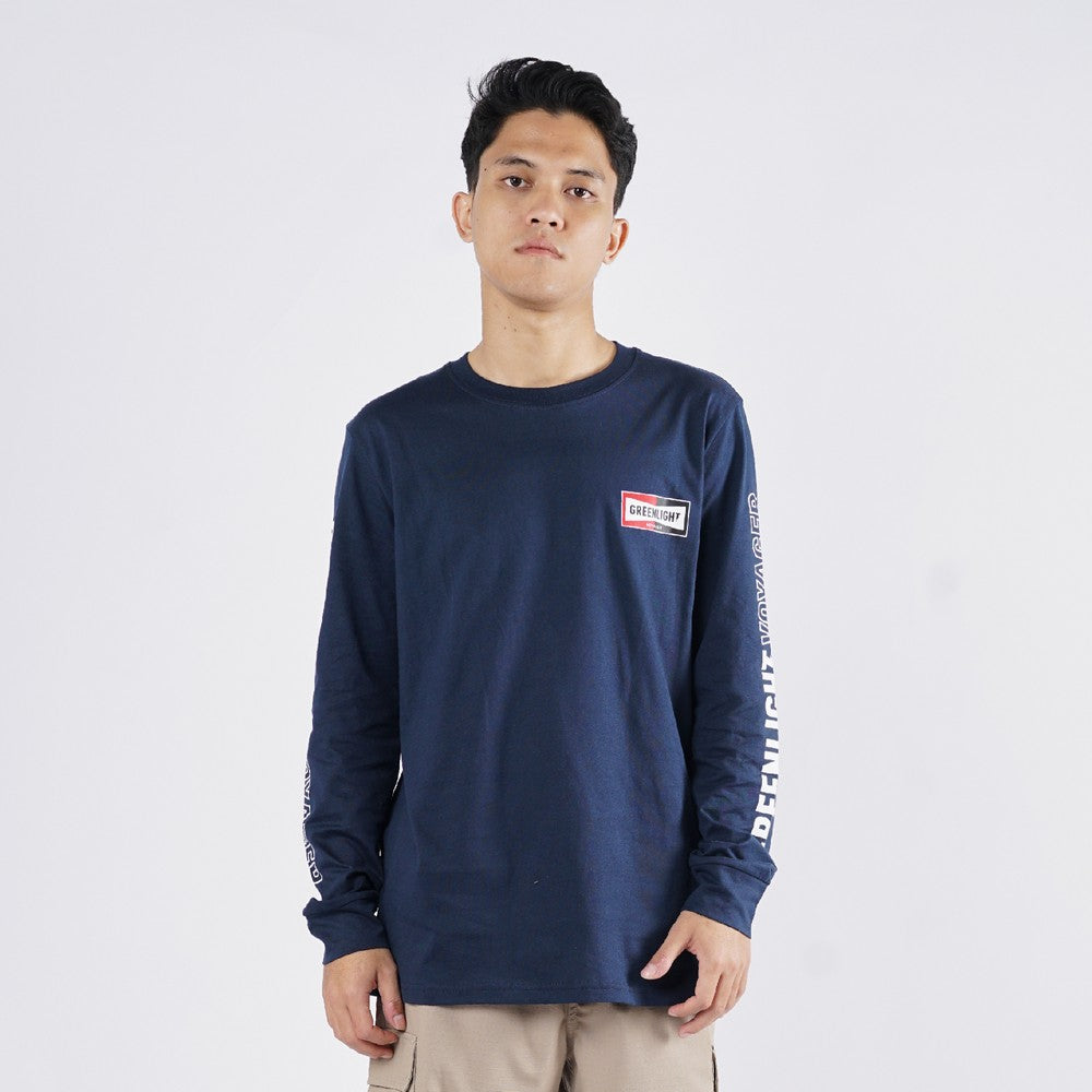 Greenlight Voyager Kaos Pria Lengan Panjang Regular Fit Katun Cubic HP-C010425