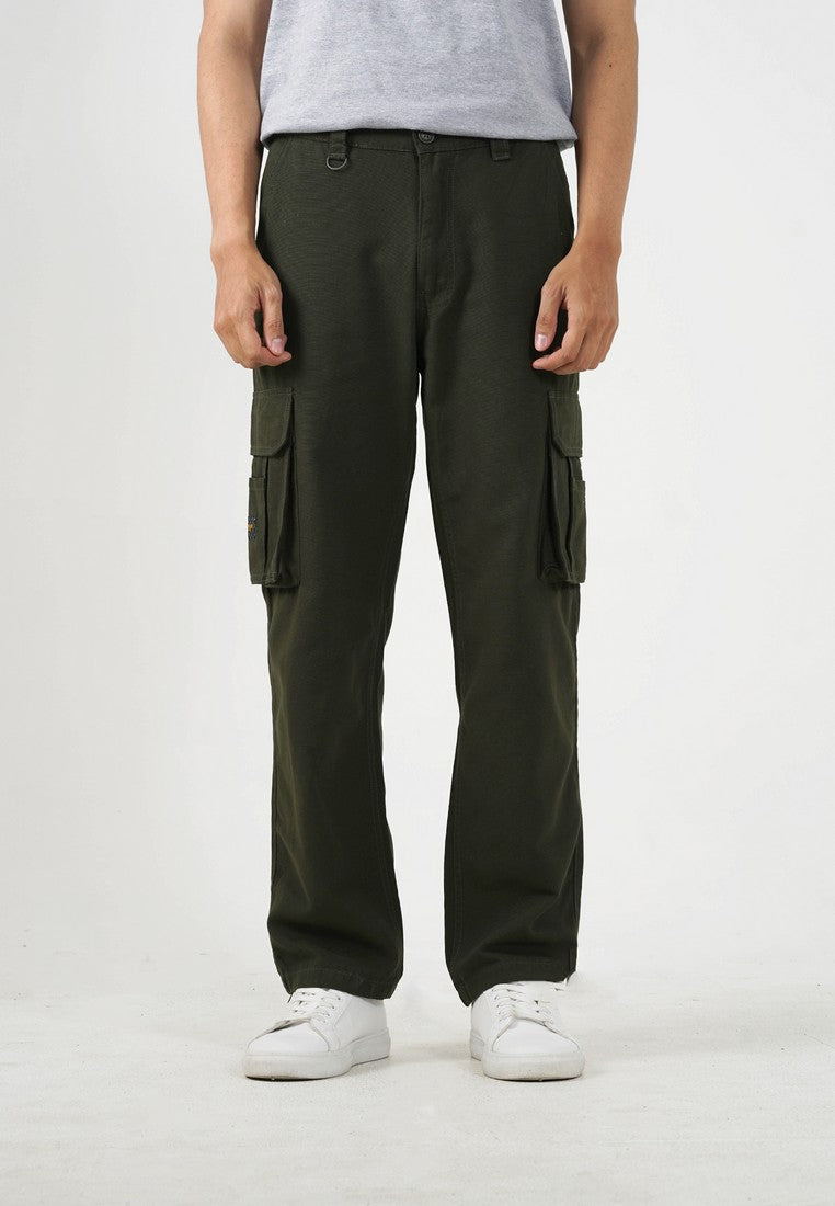 Greenlight Voyager Men's Long Cargo Pants Regular Fit Cotton Canvas Milio HP-C050325