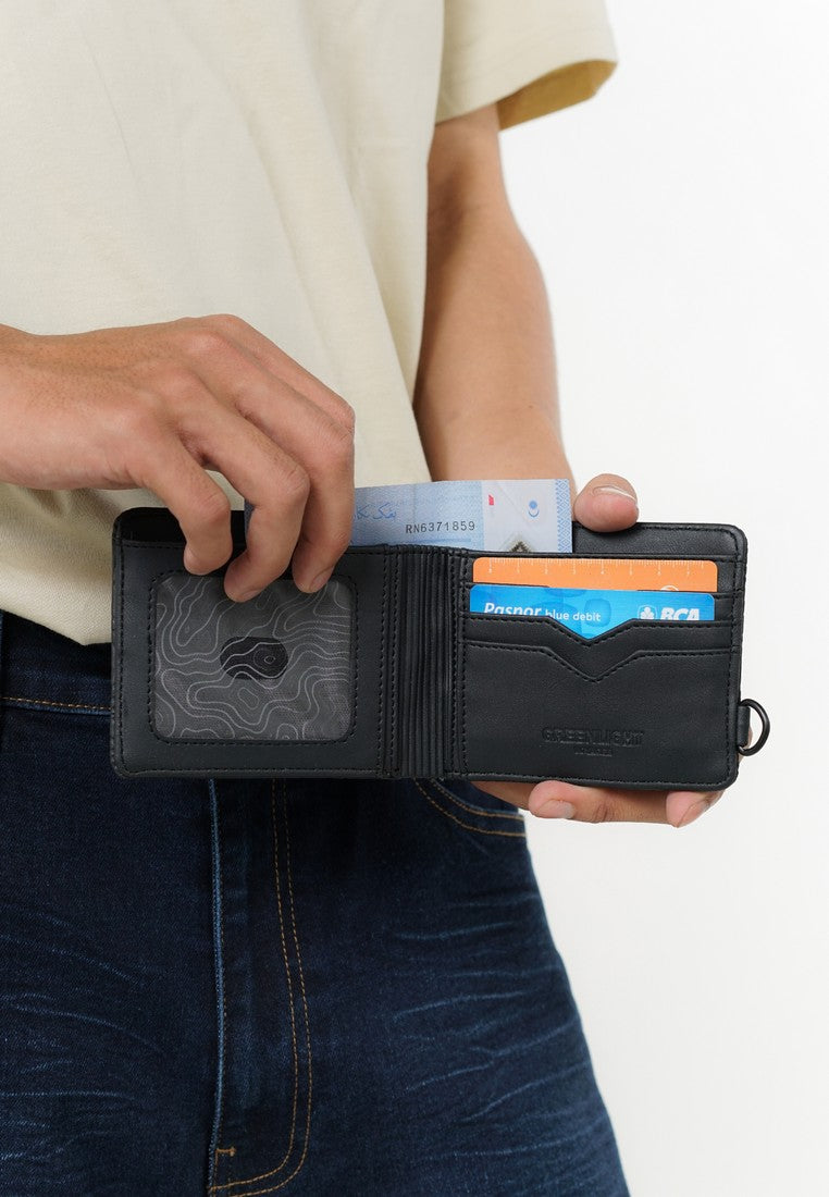 Greenlight Voyager Dompet Lipat Pria Bifold Wallet Kulit Sintetis Leager HP-C051125