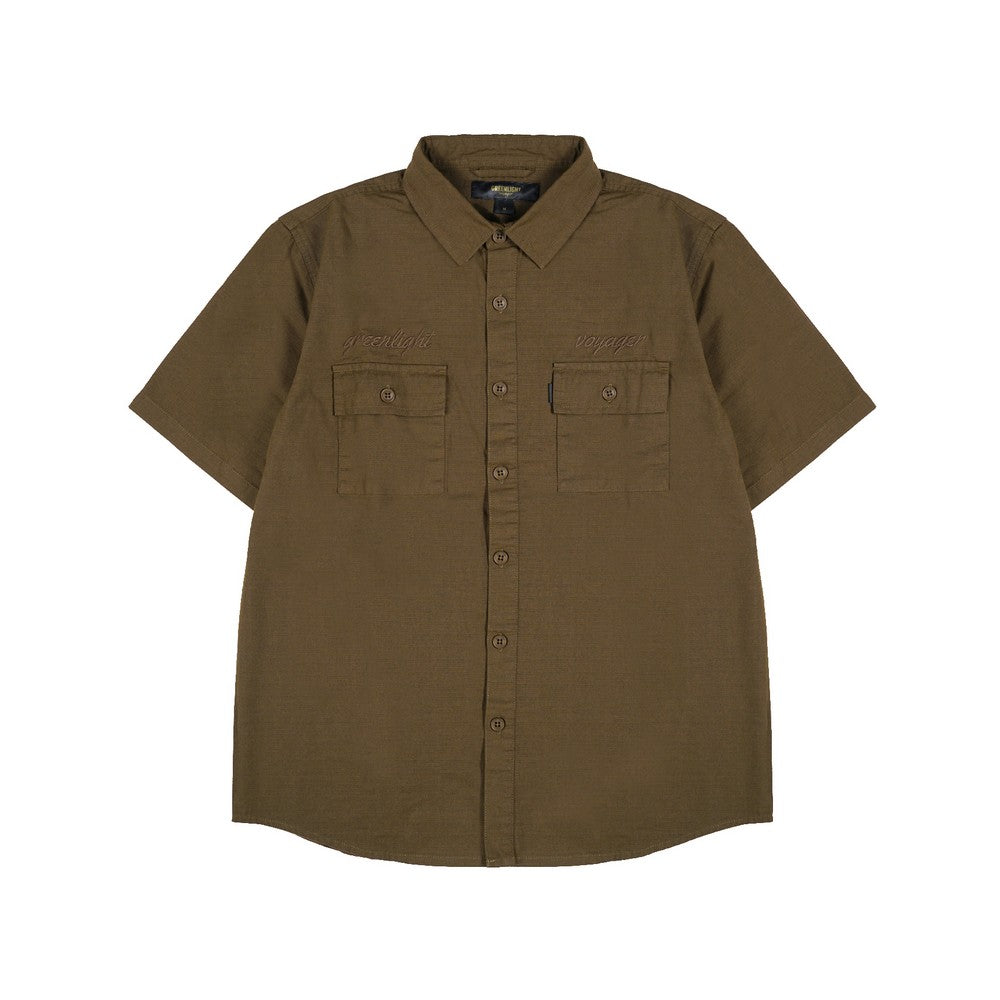 Greenlight Voyager Men's Basic Shirt Short Sleeve Regular Fit Cotton Kemla 0.1 HP-C010825