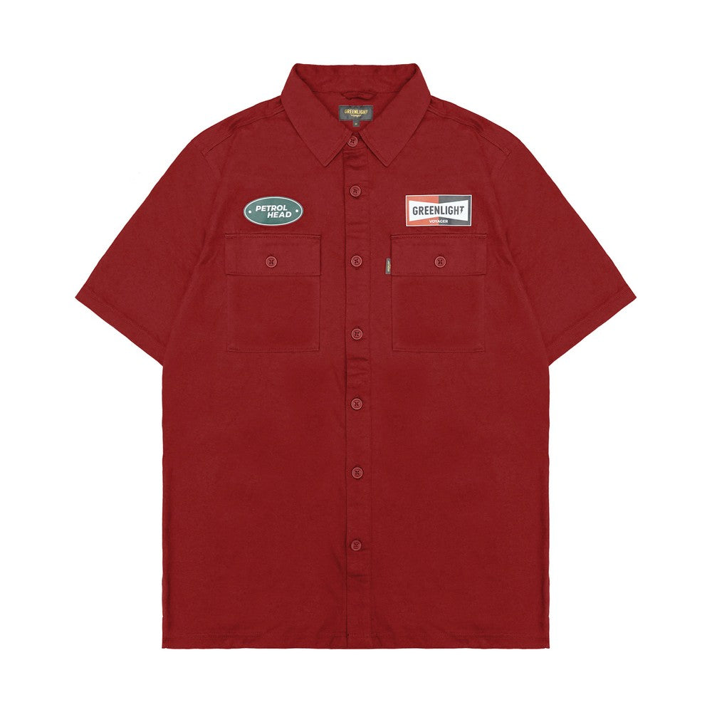 Greenlight Voyager Men's Shirt Short Sleeve Regular Fit Cotton Atha HP-C081124