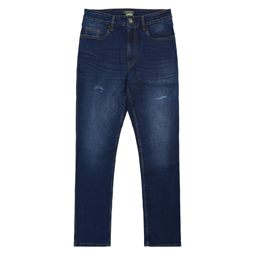 Greenlight Men's Long Denim Pants Slim Fit Ripped Jeans Layne HP-C010725