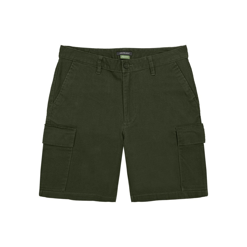Greenlight Men's Short Cargo Pants Regular Fit Cotton Spandex Jonah HP-C010425