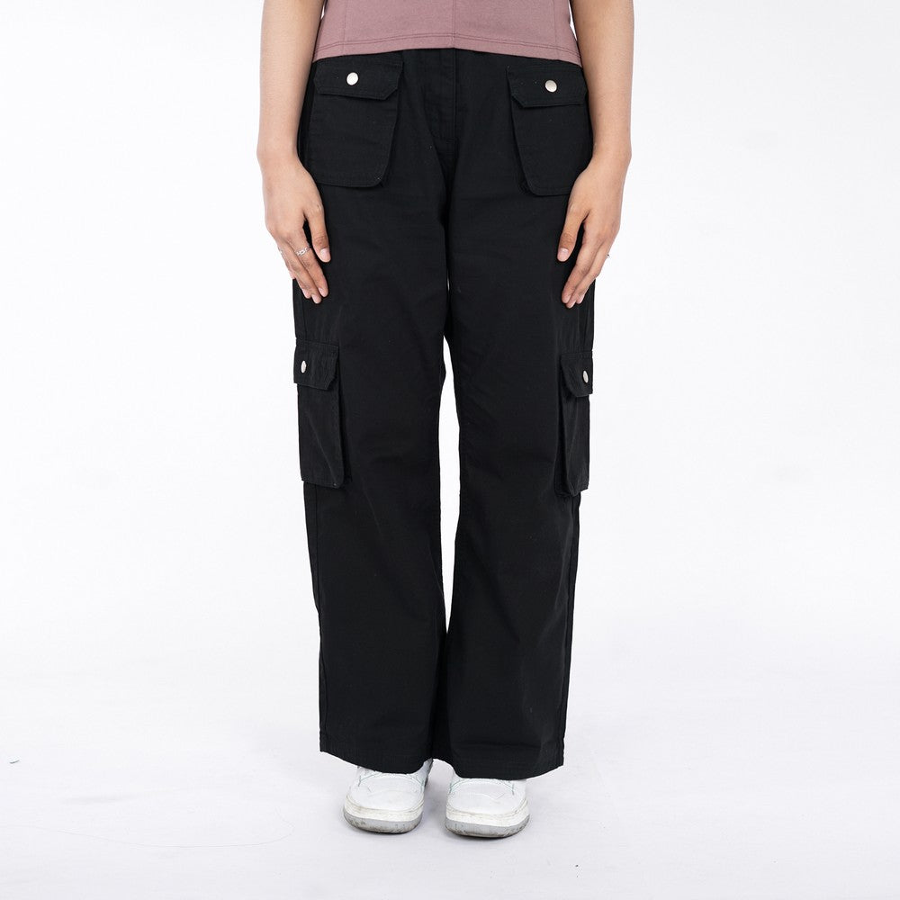 Greenlight Women's Long Cargo Pants Baby Canvas Misaki HP-C011224