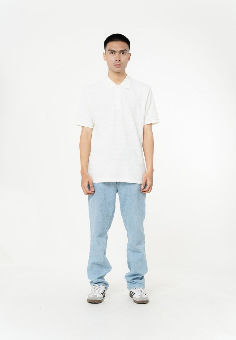 Greenlight Essential Men's Collar T-Shirt Short Sleeve Relaxed Fit Pique Tomioka C290326