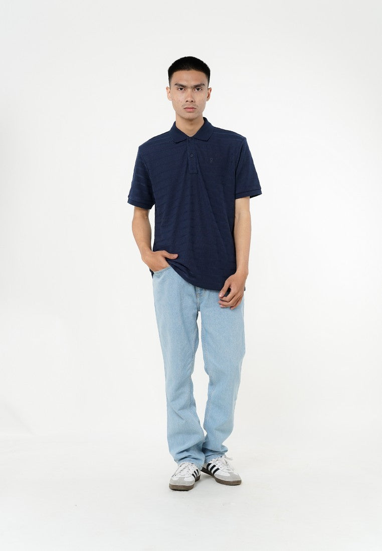 Greenlight Essential Men's Collar T-Shirt Short Sleeve Relaxed Fit Pique Tomioka C290326