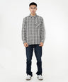 Greenlight Essential Men's Plaid Shirt Long Sleeve Regular Fit Flannel Nartin HP-030325
