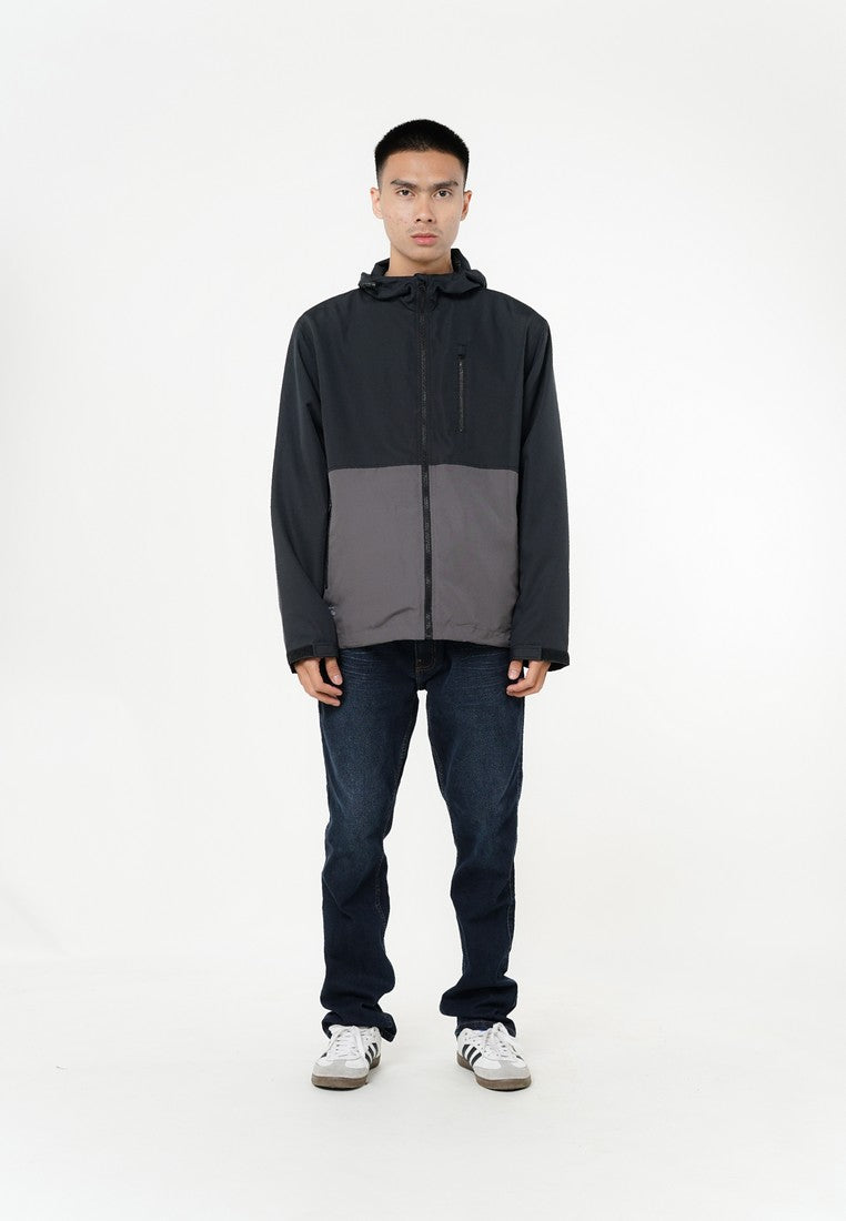 Greenlight Jaket Windbreaker Pria Regular Fit Taslan Velo C010426