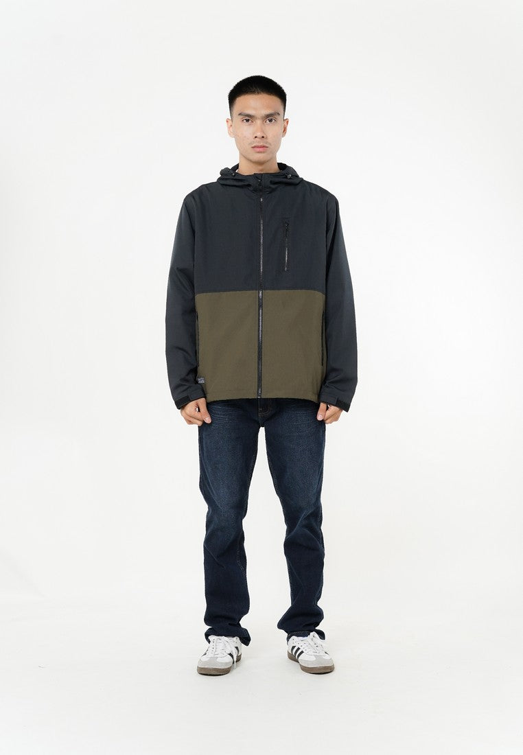 Greenlight Jaket Windbreaker Pria Regular Fit Taslan Velo C010426