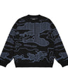 Greenlight Men's Jacket Crewneck Sweatshirt Regular Fit Acrylic Puddle OL-010925