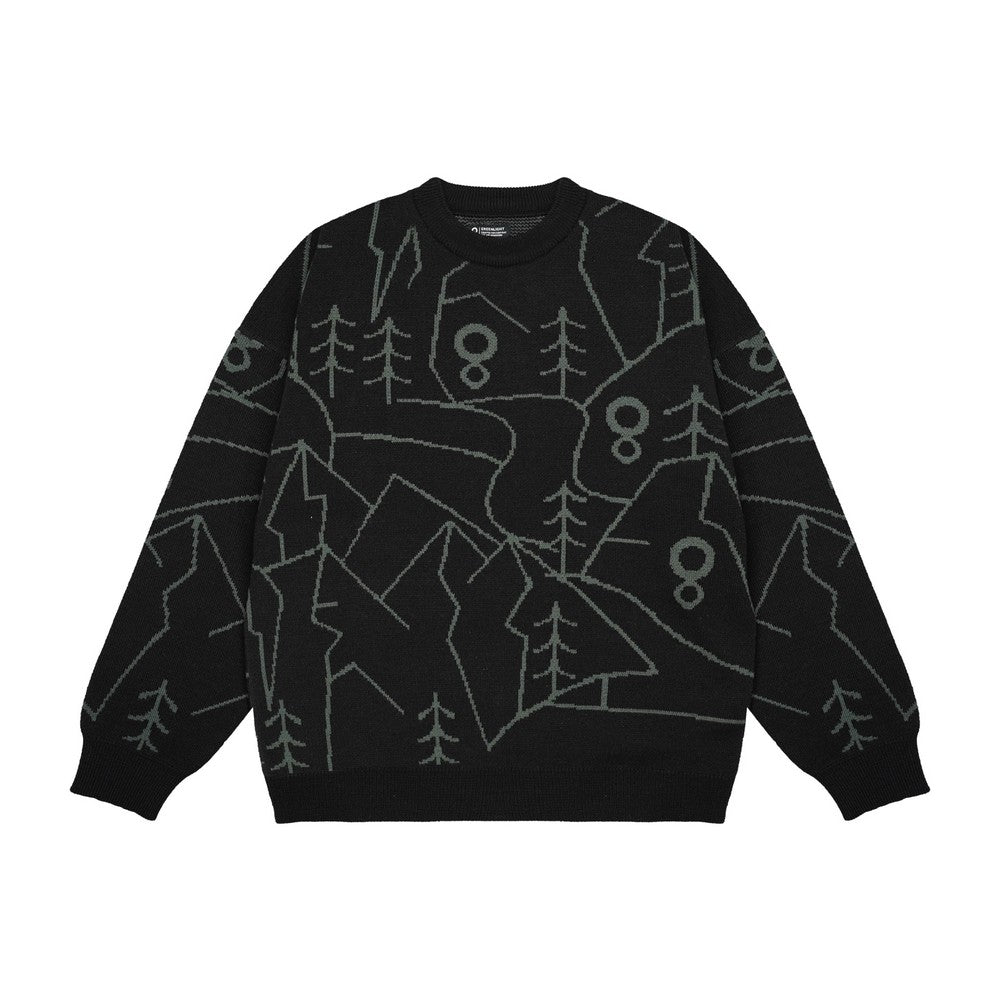 Greenlight Men's Jacket Crewneck Sweatshirt Regular Fit Acrylic Mountain OL-020925