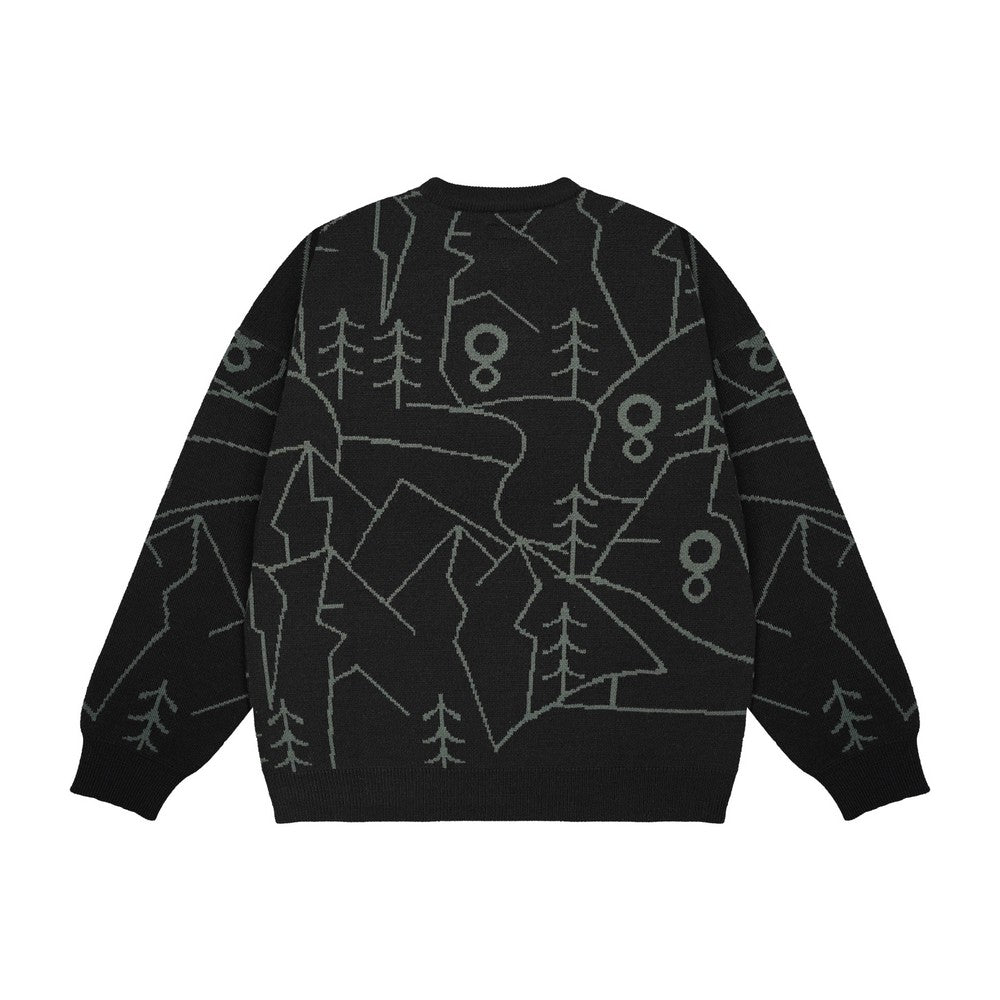 Greenlight Men's Jacket Crewneck Sweatshirt Regular Fit Acrylic Mountain OL-020925