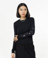 Greenlight Women's T-Shirt Long Sleeve Body Fit Embroidery Kahari HP-C010326
