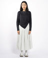 Greenlight Women's T-Shirt Long Sleeve Loose Fit Cotton Twisted Side Emiri C070626