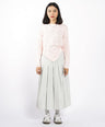 Greenlight Women's T-Shirt Long Sleeve Loose Fit Cotton Twisted Side Emiri C070626