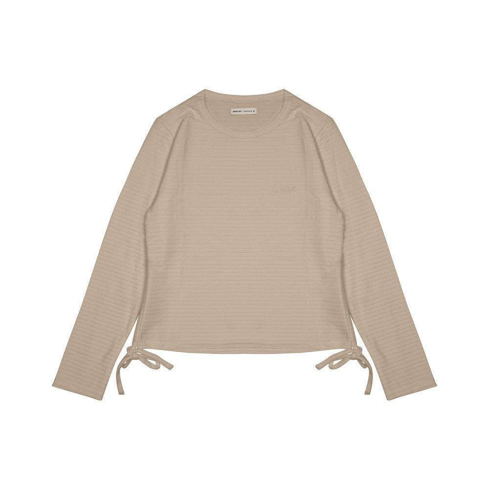 Greenlight Women's T-Shirt Long Sleeve Loose Fit Ruched Side Nana C090326