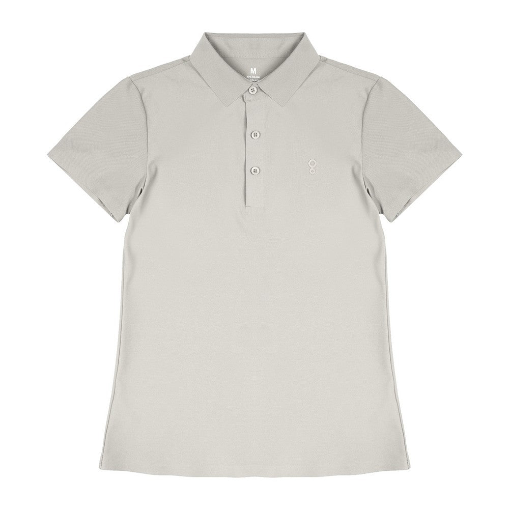Greenlight Women's Collar T-Shirt Short Sleeve Loose Fit Kaede HP-C110626