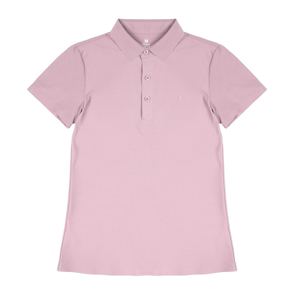 Greenlight Women's Collar T-Shirt Short Sleeve Loose Fit Kaede HP-C110626