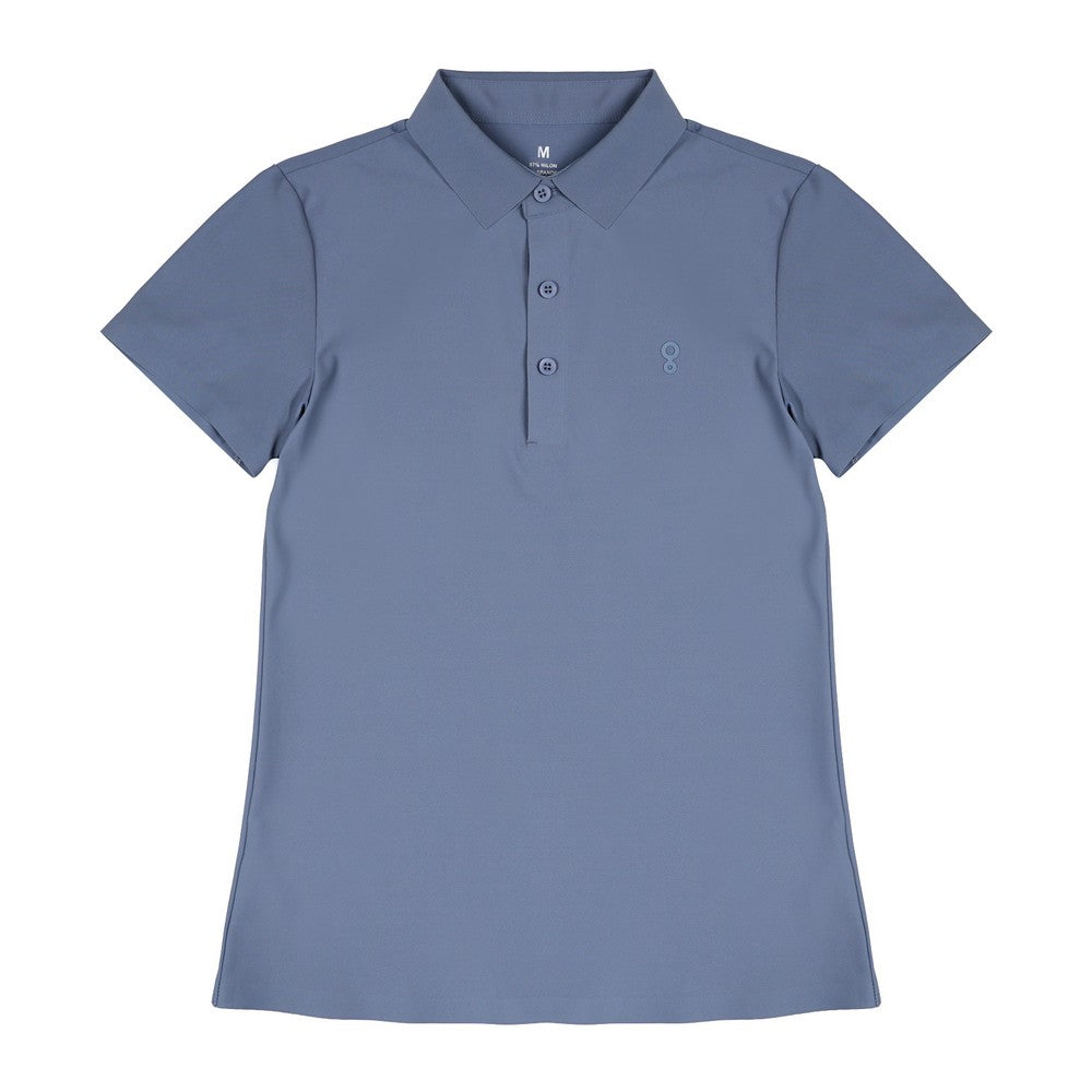 Greenlight Women's Collar T-Shirt Short Sleeve Loose Fit Kaede HP-C110626