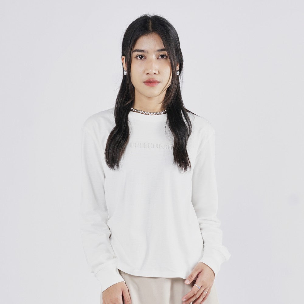 Greenlight Kaos Wanita Lengan Panjang Loose Fit Katun Elina HP-C030825