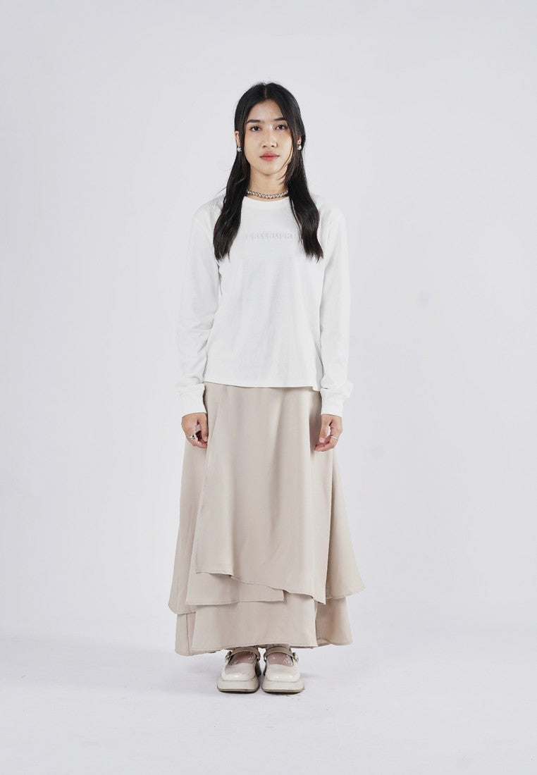 Greenlight Kaos Wanita Lengan Panjang Loose Fit Katun Elina HP-C030825