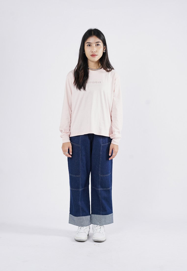 Greenlight Kaos Wanita Lengan Panjang Loose Fit Katun Elina HP-C030825