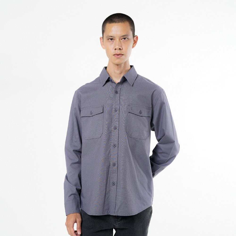 Greenlight Men's Shirt Long Sleeve Regular Fit Cotton Kieran HP-C031125