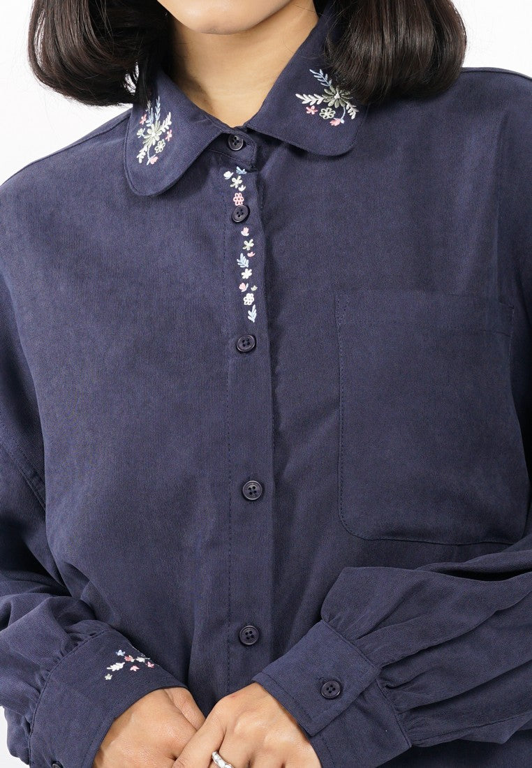 Greenlight Women's Shirt Long Sleeve Loose Fit Leticia HP-C010826