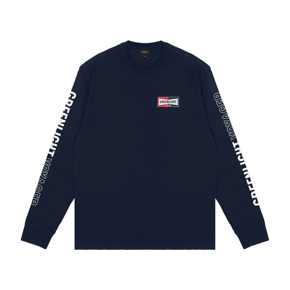 Greenlight Voyager Men's T-Shirt Long Sleeve Regular Fit Cotton Cubic 2 C131026