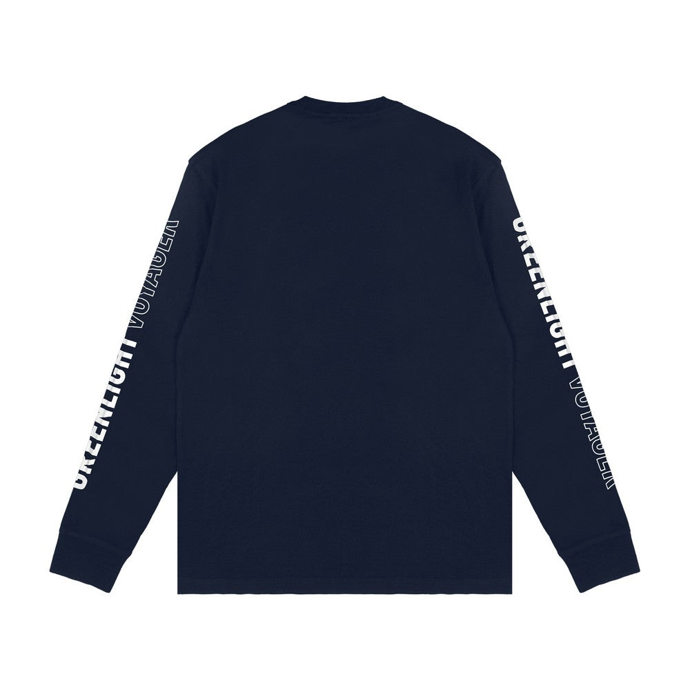 Greenlight Voyager Men's T-Shirt Long Sleeve Regular Fit Cotton Cubic 2 C131026