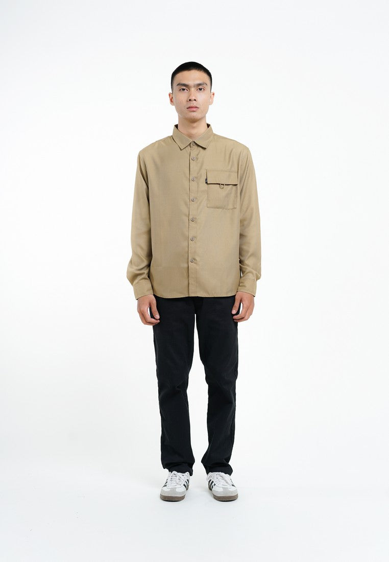 Greenlight Voyager Men's Basic Shirt Long Sleeve Regular Fit Kemlup HP-C031225