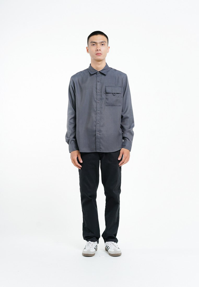 Greenlight Voyager Men's Basic Shirt Long Sleeve Regular Fit Kemlup HP-C031225