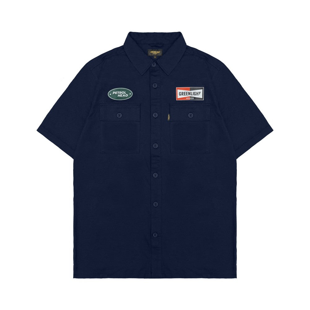Greenlight Voyager Men's Shirt Short Sleeve Regular Fit Cotton Atha HP-091124