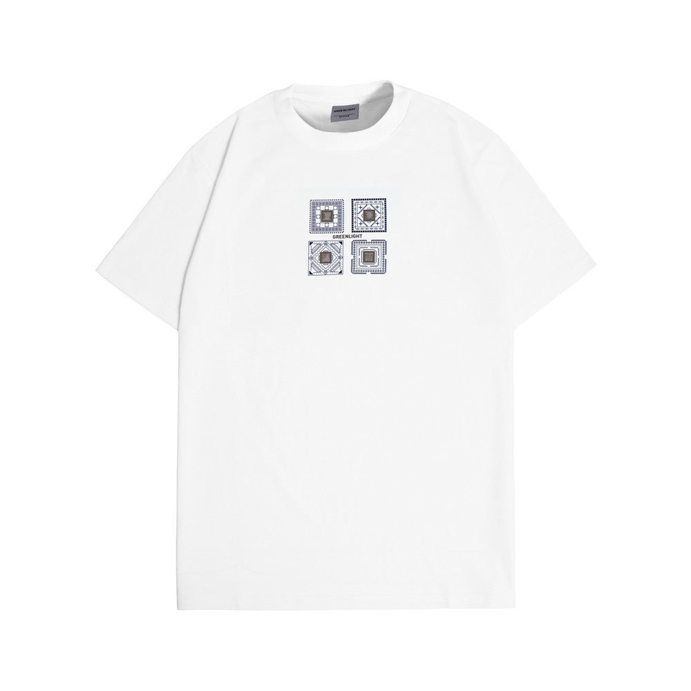 Greenlight Essential Men's T-Shirt Short Sleeve Regular Fit Cotton Obeliv HP-C111224