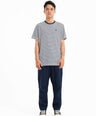 Greenlight Essential Men's Stripe T-Shirt Short Sleeve Regular Fit Cotton Detroit HP-C241024