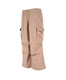 Greenlight Women's Long Cargo Pants Polyester Twill Chidori HP-C011124