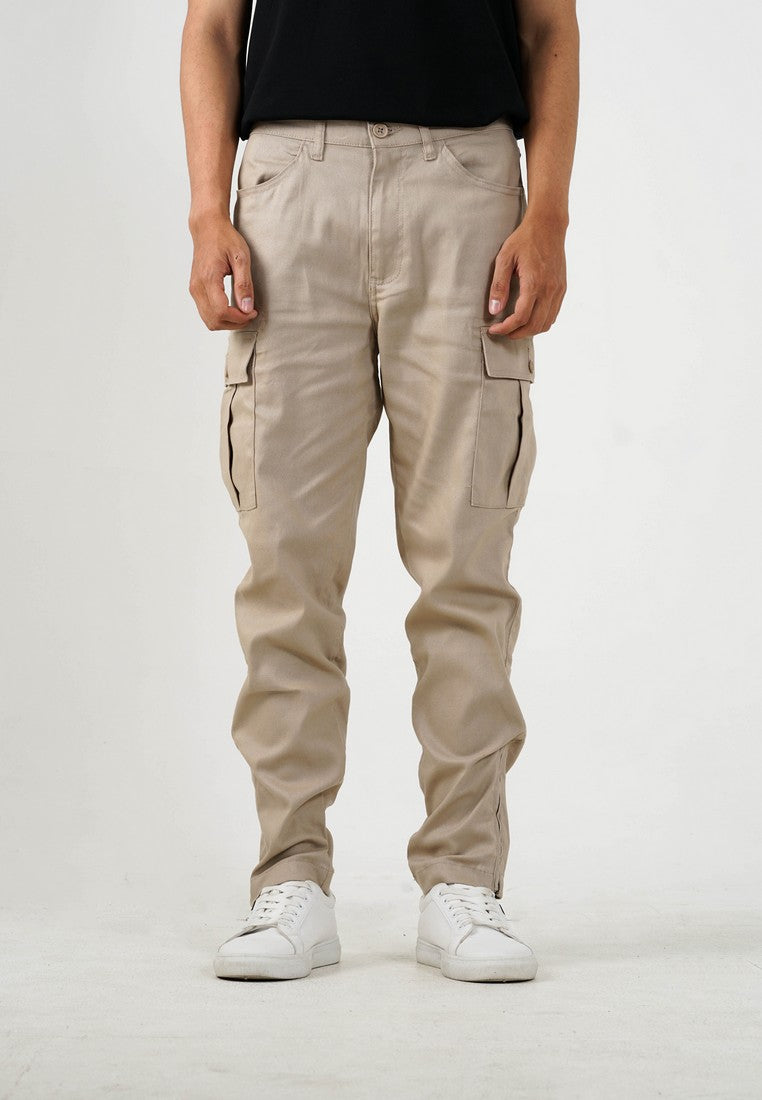 Greenlight Men's Long Cargo Pants Slim Fit Twill Gerrard HP-C020225