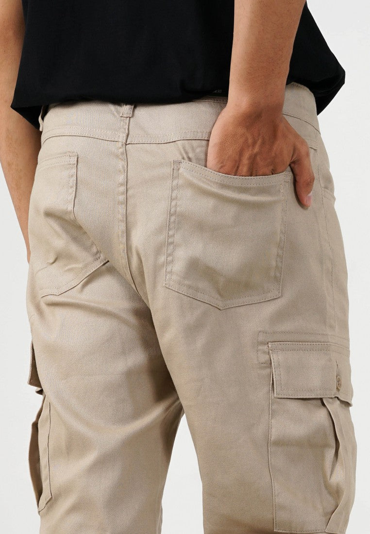 Greenlight Men's Long Cargo Pants Slim Fit Twill Gerrard HP-C020225