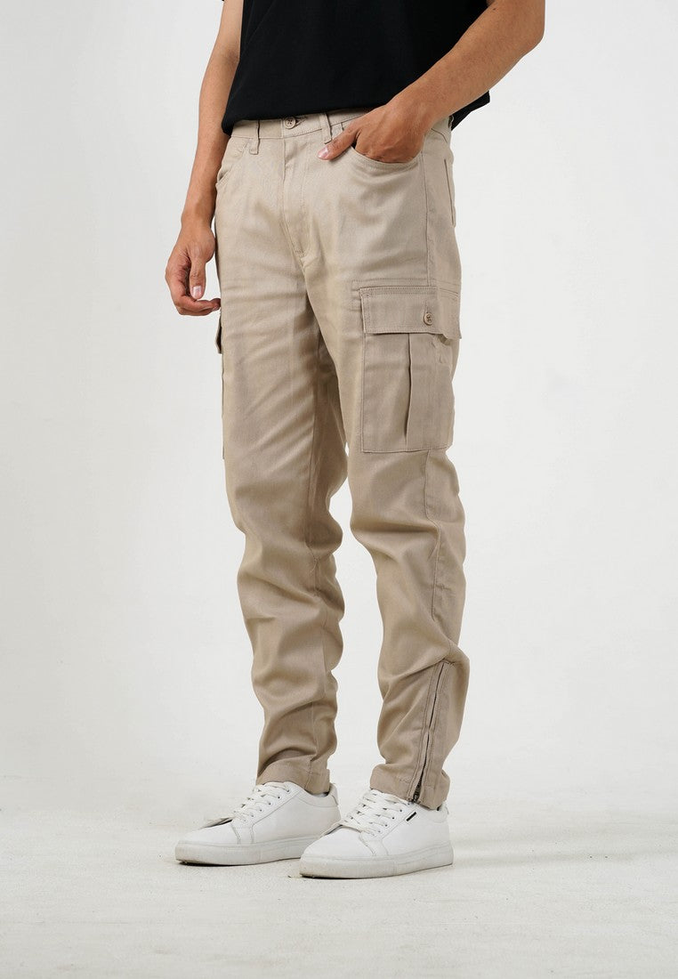 Greenlight Men's Long Cargo Pants Slim Fit Twill Gerrard HP-C020225