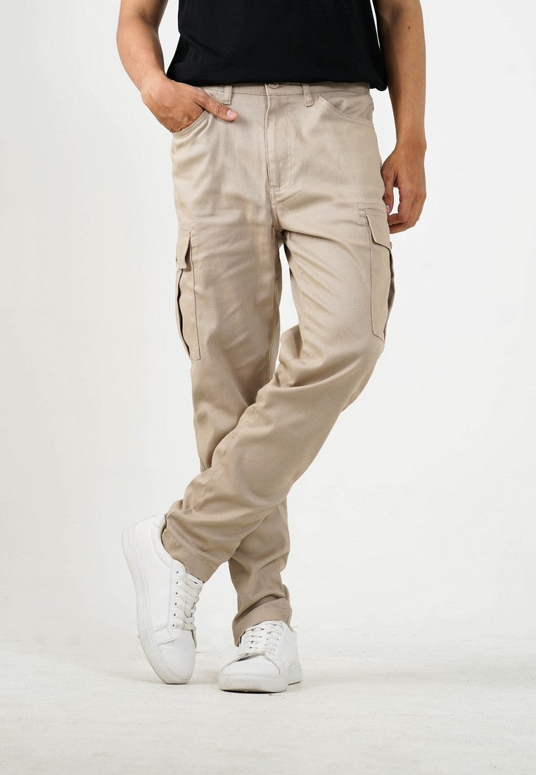 Greenlight Men's Long Cargo Pants Slim Fit Twill Gerrard HP-C020225