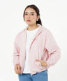 Greenlight Women's Jacket Zipper Hoodie Loose Fit Taslan Crinkle Lucy HP-C010626