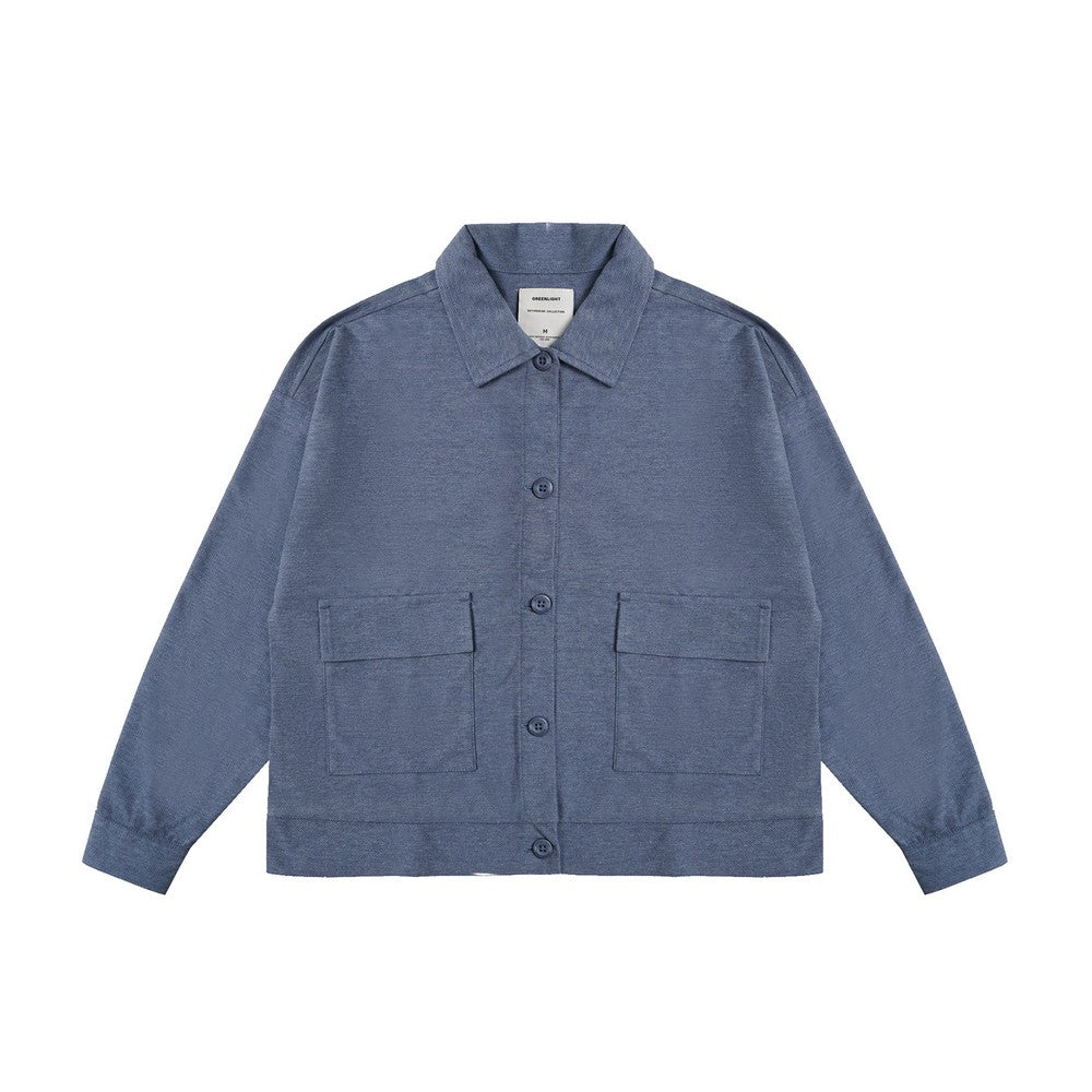 Greenlight Women's Buttoned Jacket Loose Fit Twill Maika HP-C010726