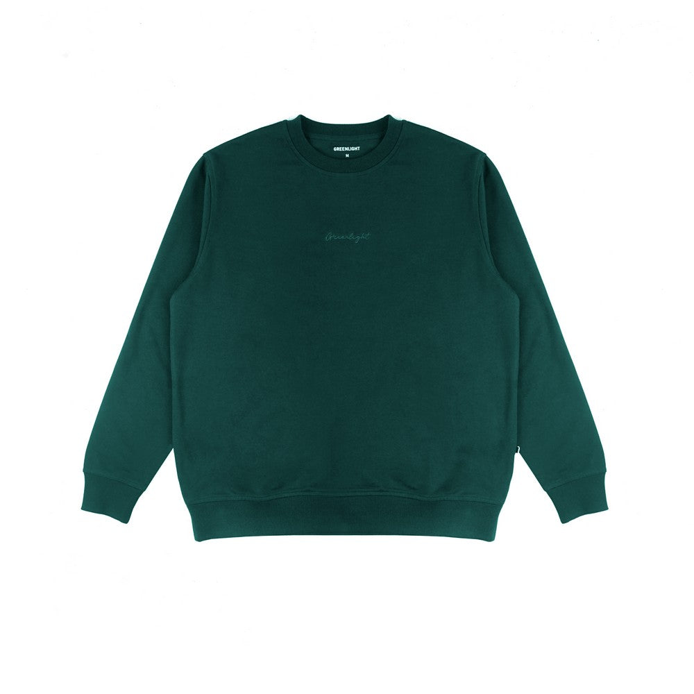 Greenlight Men's Jacket Basic Script Crewneck Sweatshirt Baby Terry Bendix HP-C021024