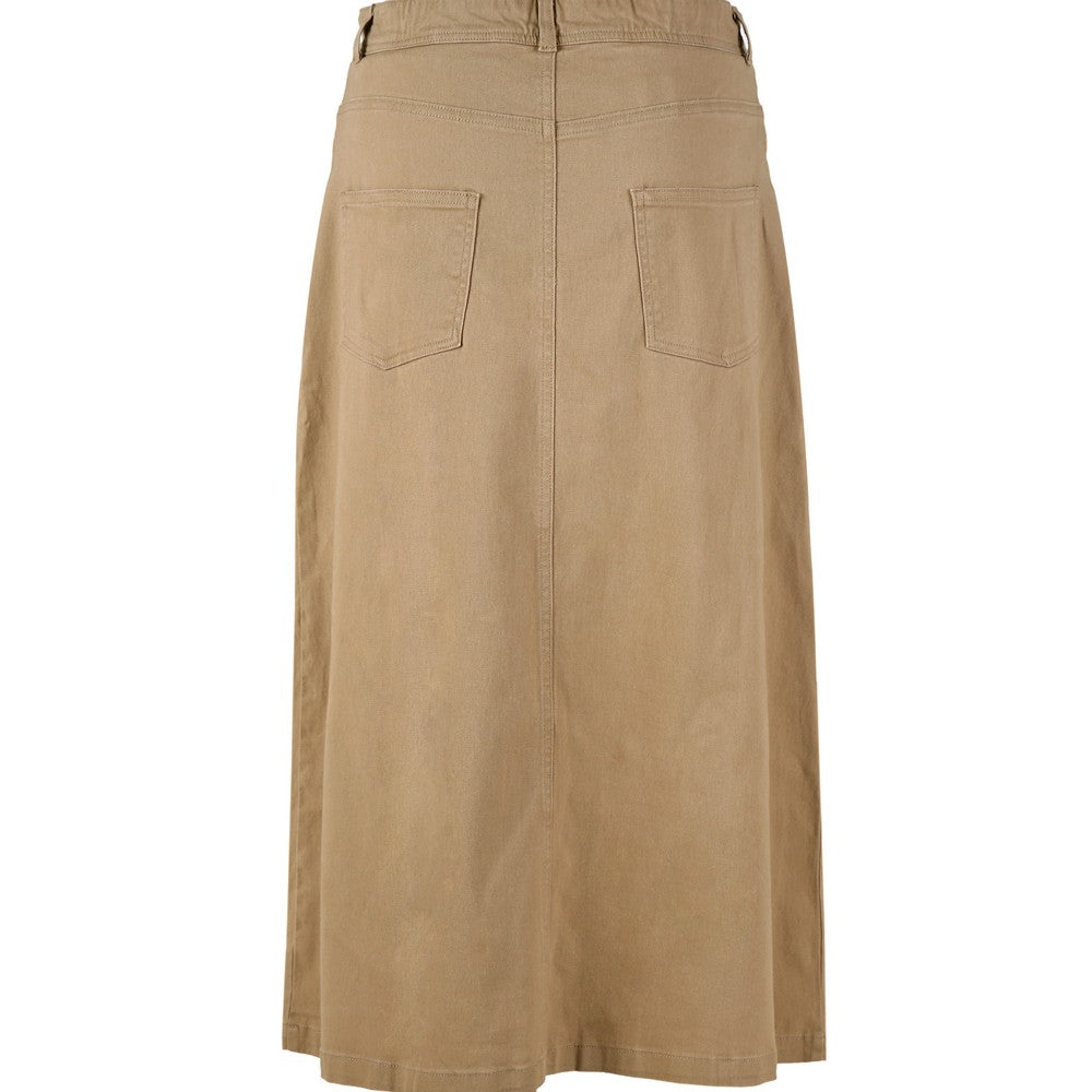 Greenlight Women's Midi Skirt Front Slit Yuki HP-C031224
