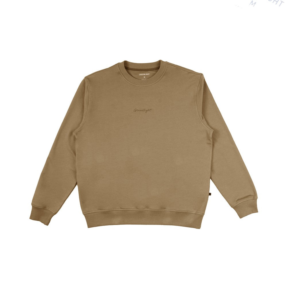 Greenlight Men's Jacket Basic Script Crewneck Sweatshirt Baby Terry Bendix HP-C021024