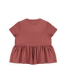 Greenlight Women's T-Shirt Short Sleeve Loose Fit Peplum Moko HP-C041024