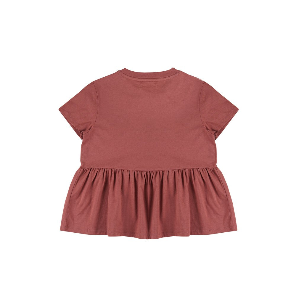 Greenlight Women's T-Shirt Short Sleeve Loose Fit Peplum Moko HP-C041024